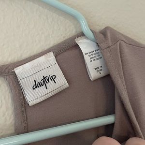 Daytrip V Neck Lace Tee